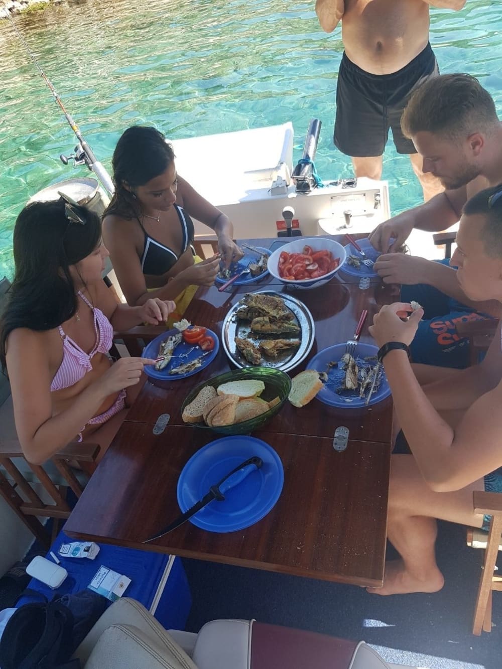 Private boat trip around Bar on a motorboat