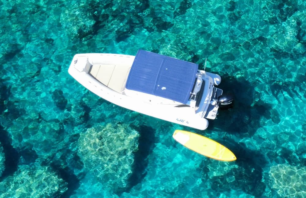 Coucher de soleil à Alcúdia - Skipper, carburant, plongée avec tuba et paddle inclus