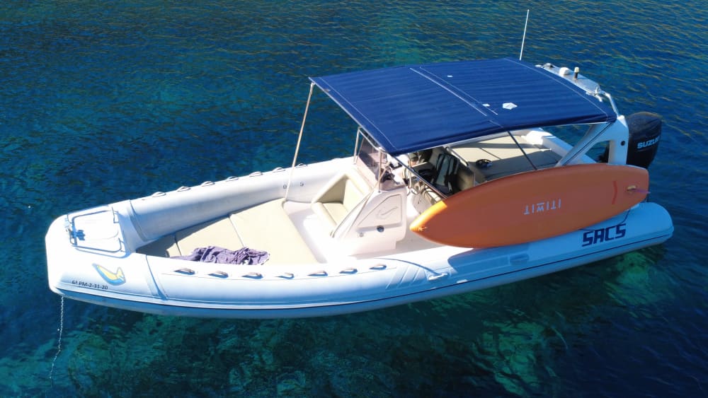 Sunset in Alcúdia - Skipper, fuel, snorkel and paddle surf included