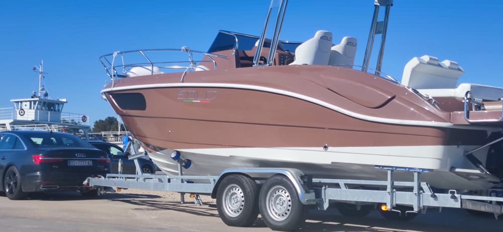 One day in Zadar on a motorboat