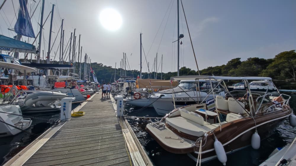 One day in Zadar on a motorboat
