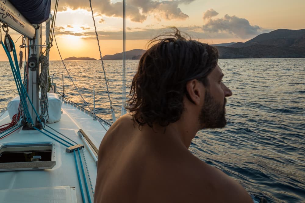 White, blue, and divine: A full day on a sailboat