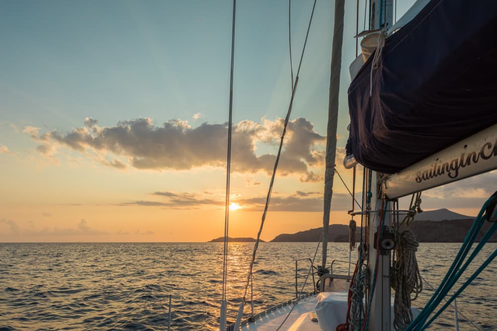 White, blue, and divine: A full day on a sailboat