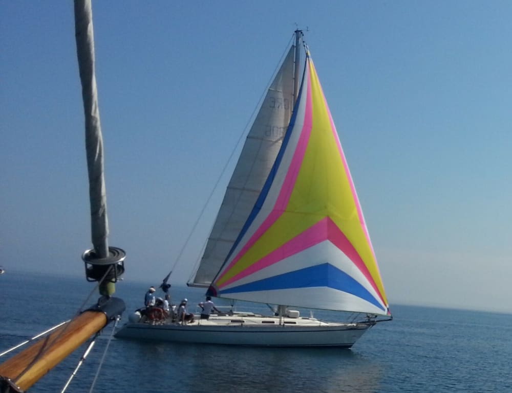 White, blue, and divine: A full day on a sailboat