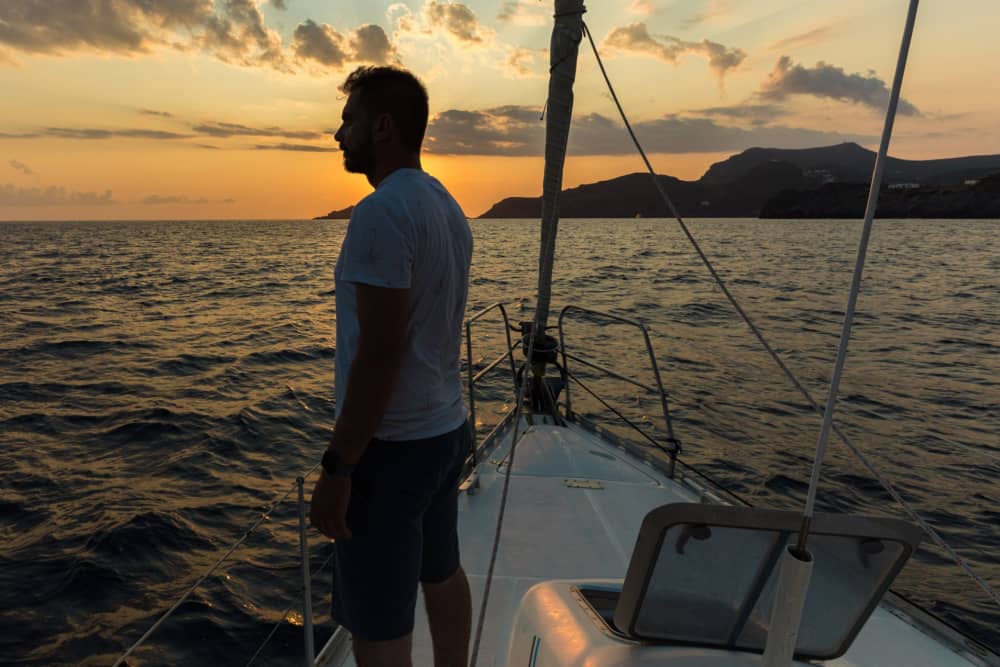 White, blue, and divine: A full day on a sailboat