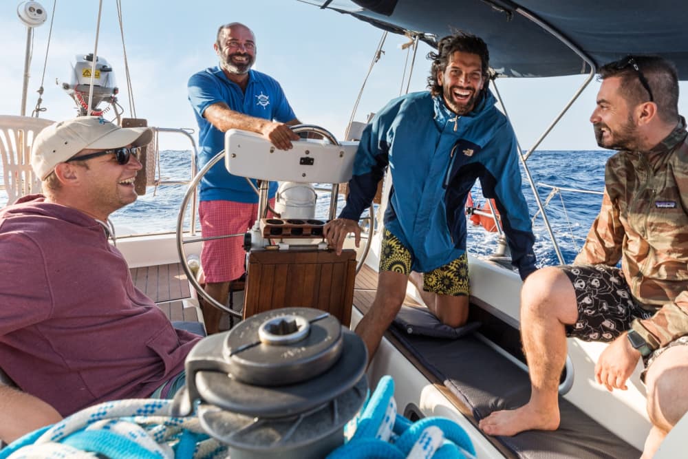 White, blue, and divine: A full day on a sailboat