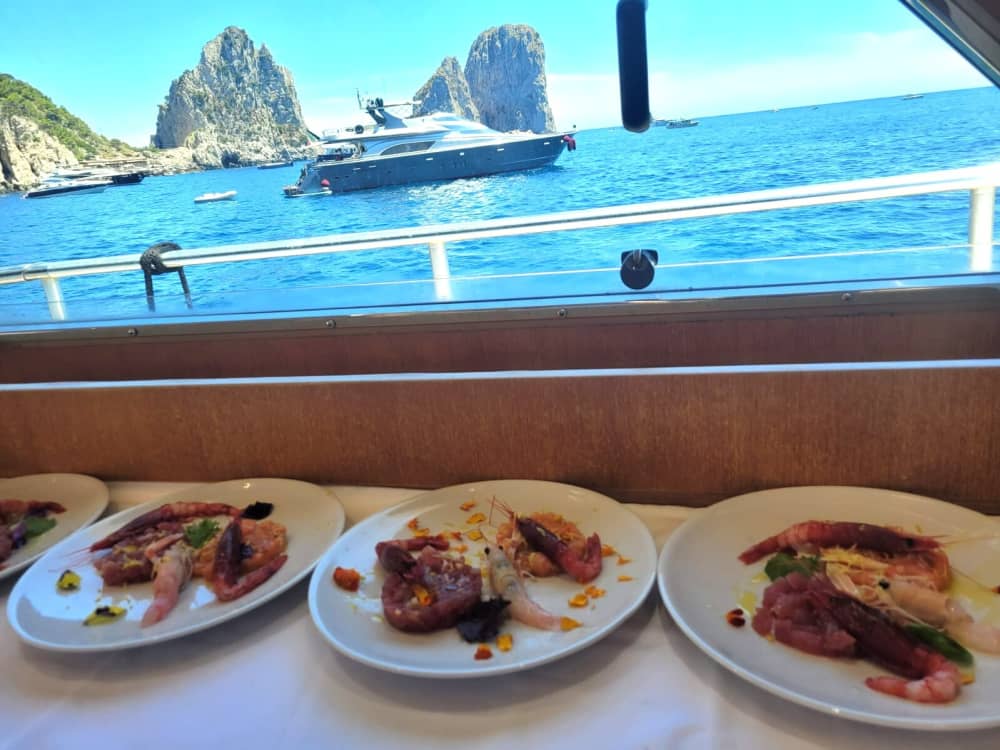 Party boat experience along the Amalfi Coast