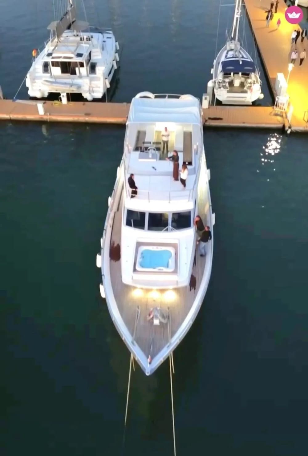 Party boat experience along the Amalfi Coast