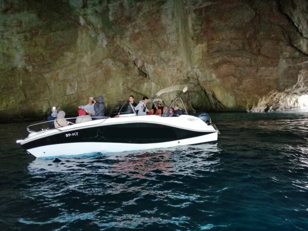 Half-day trip in Kotor on a motorboat