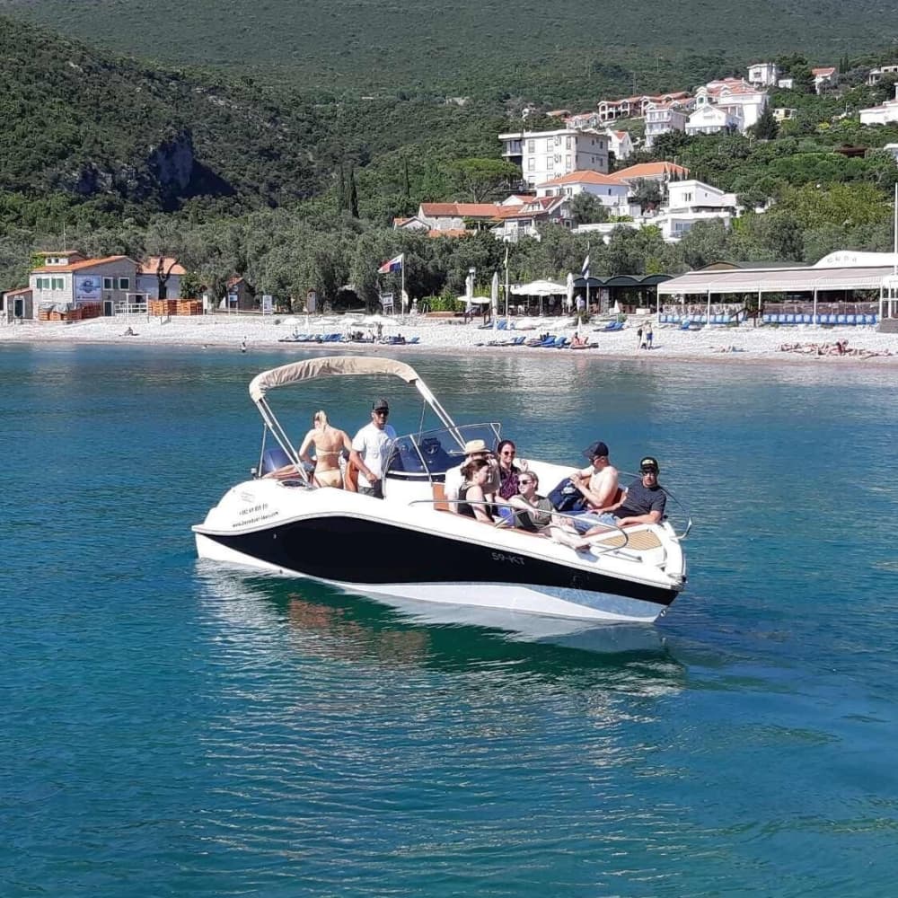 Half-day trip in Kotor on a motorboat