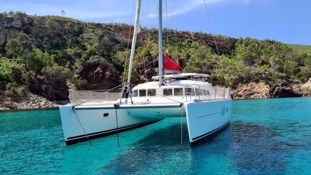 Vacker katamarankryssning från Ibiza till Formentera 6 timmar