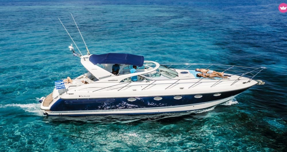 White, blue, and divine: A full day on a motor yacht