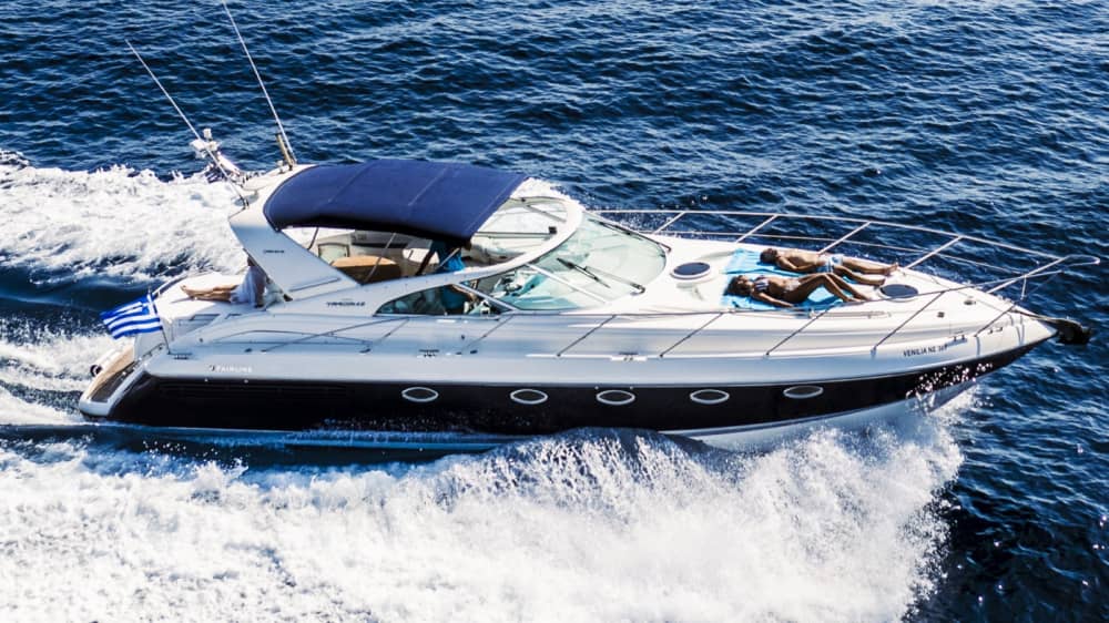 White, blue, and divine: A full day on a motor yacht