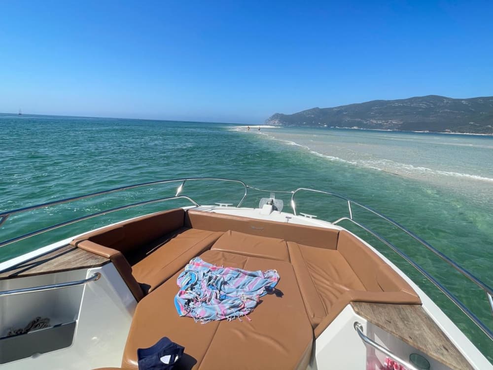 Ontdek het schiereiland Tróia op een motorboot gedurende 5 uur