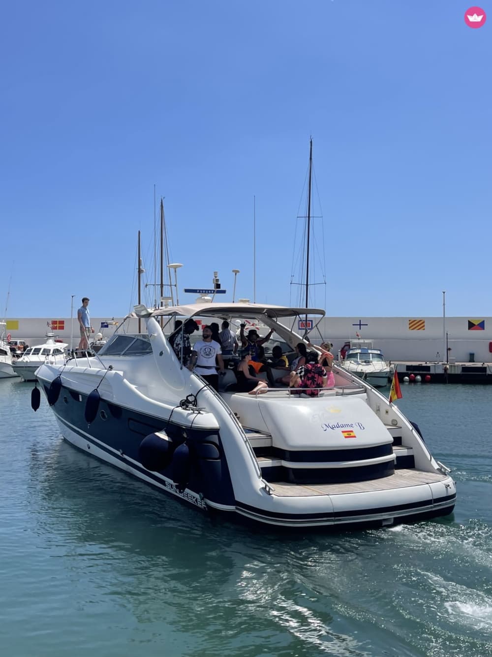 Full-Day Cruise: 8-Hour Coastal Adventure from Marbella on a 20-Meter Yacht