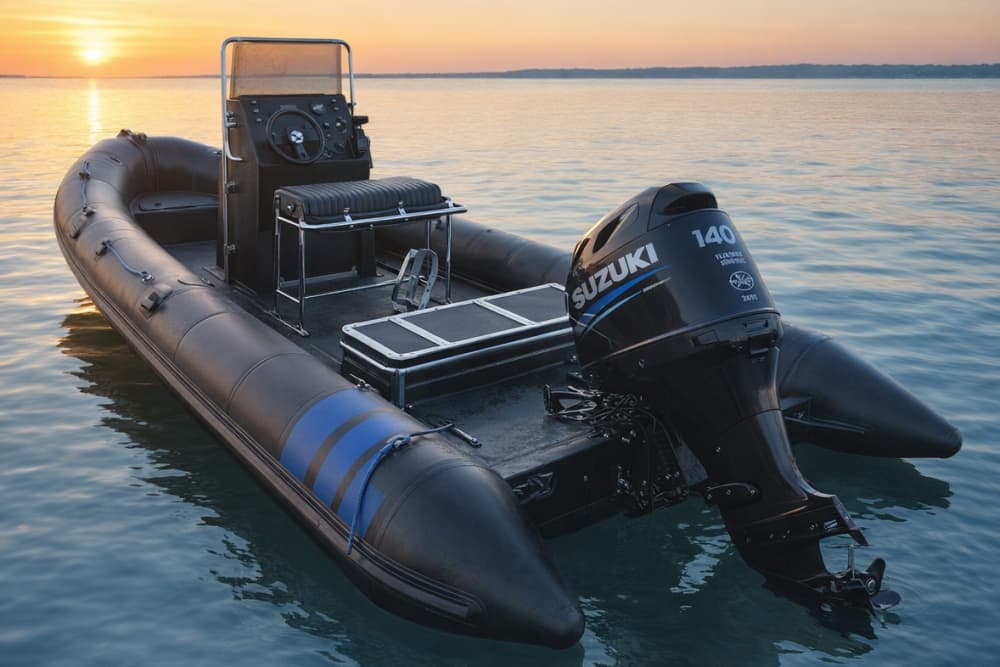 Semi rigide Neuvisa Tarpon 115 ch - Idéal pour la pêche et promenades