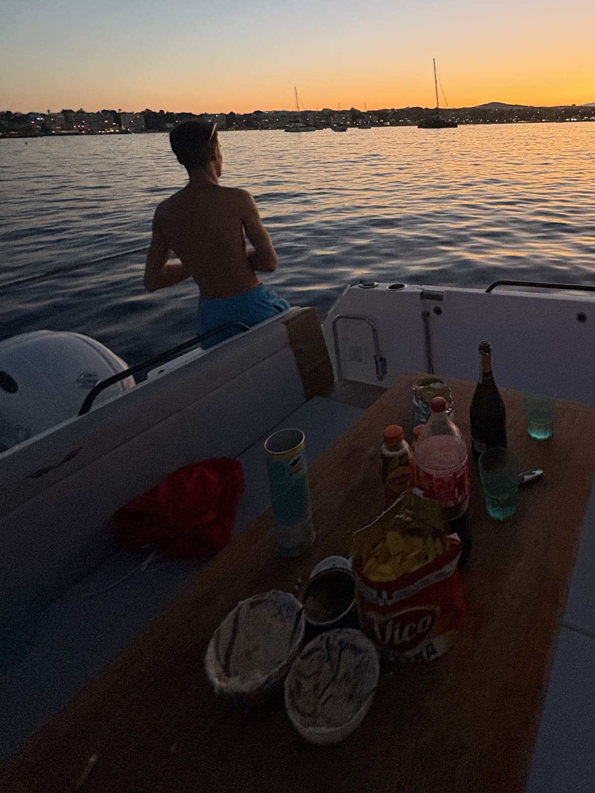 sunset aperitif & evening sweetness