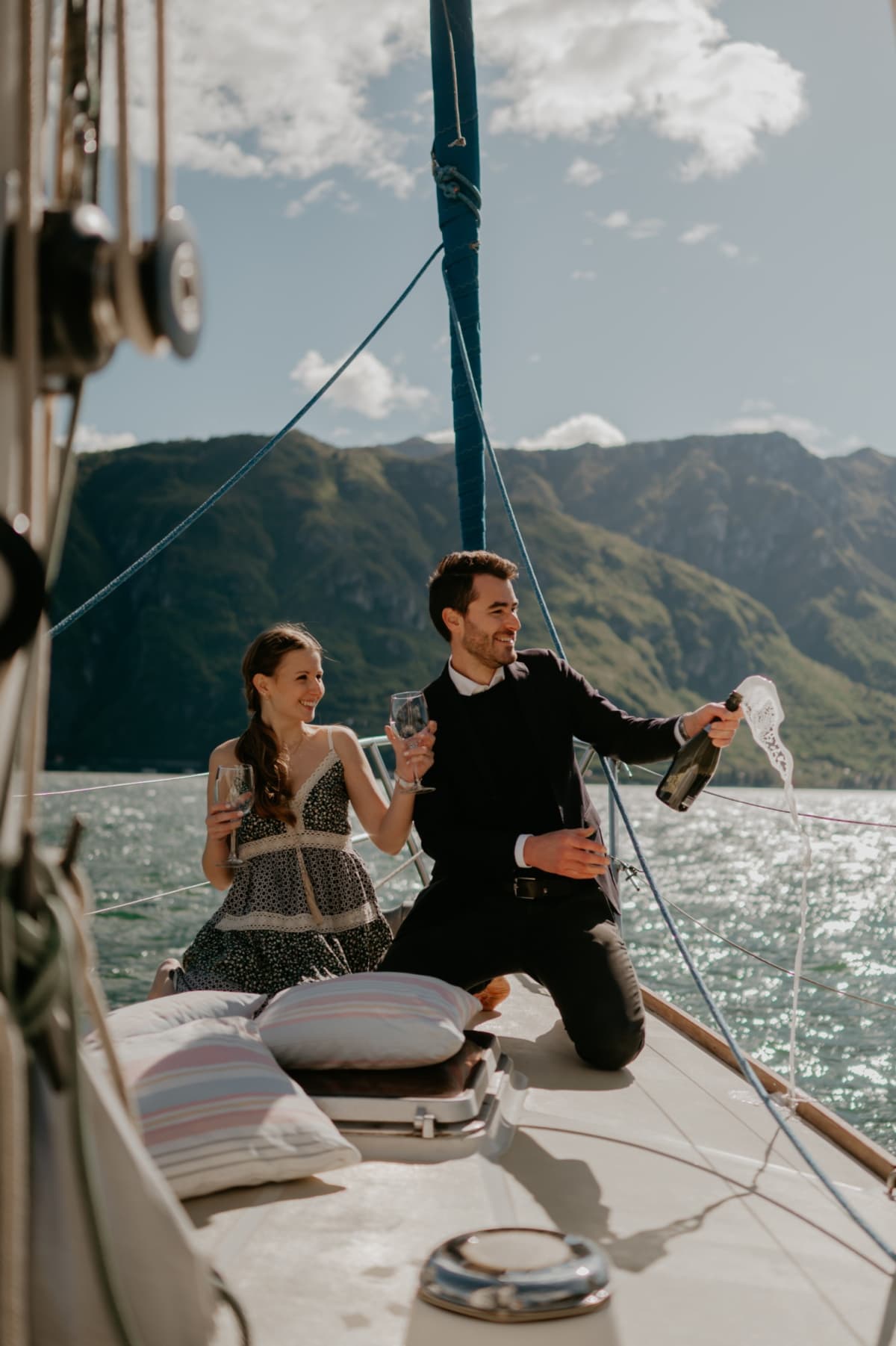 Privat 9 timmars seglingstur i Bellagio