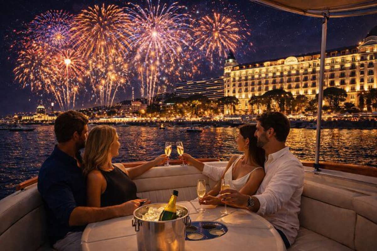 Vuurwerk vanaf uw luxe boot