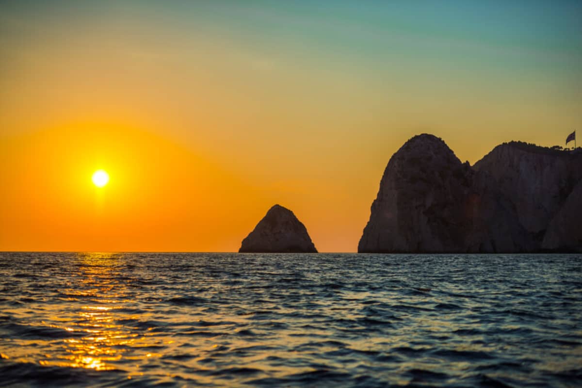 Zauberhafter Sonnenuntergang am Shipwreck Beach
