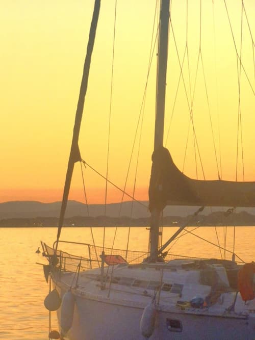 Sunset at sea - Fréjus / Saint-Raphaël