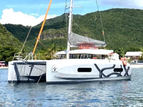 Exklusiv katamaran, segla till Tabarca