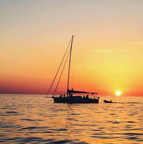 Hvar sunset sailing private tour