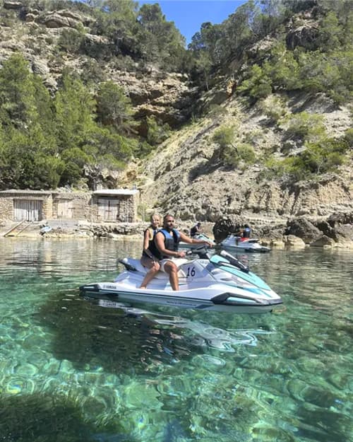 Escursione in moto d'acqua a Portitxol