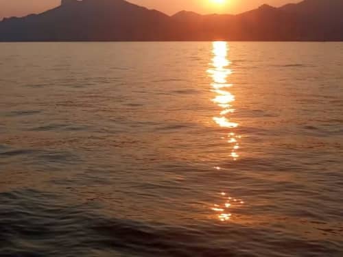 Private Sonnenuntergangsfahrt