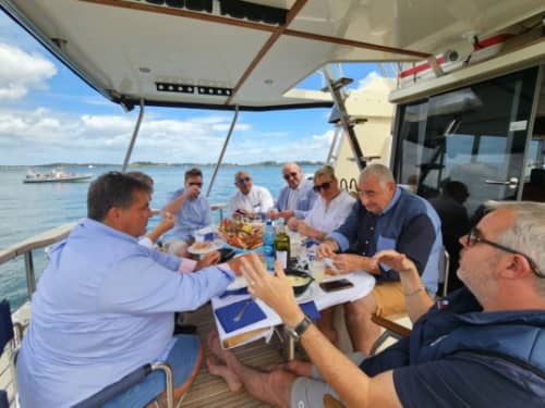 Exceptional Lunch in the Gulf of Morbihan aboard our private boat