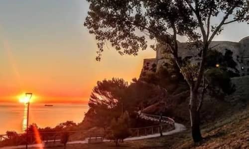Sunset on the Trabocchi Coast