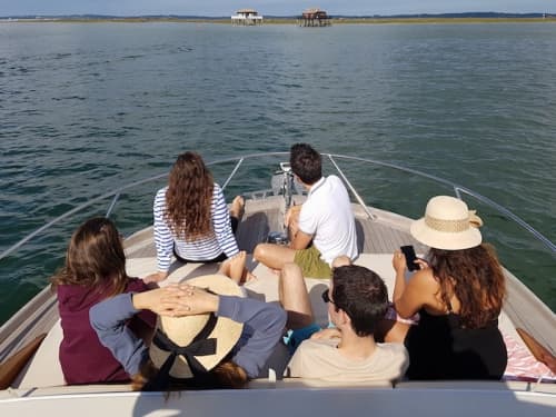 Entdecken Sie Arcachon: ein sonniger Tag auf einem Pinasse Cruiser