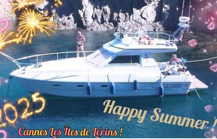 Crucero privado en yate por las islas de Cannes (12:00-16:00): Capitana.