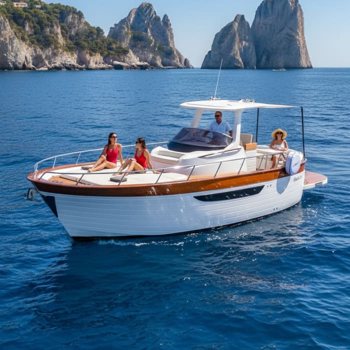 Location de bateau privé Libeccio 9.5 WA pour Capri et la côte amalfitaine