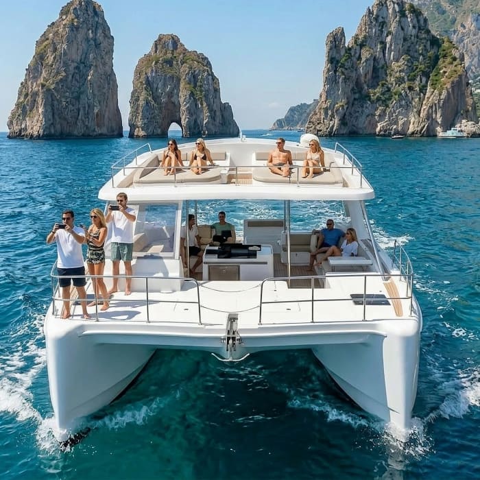 Luxury Catamaran Charter | Capri & Amalfi Coast | Up to 20 Guests