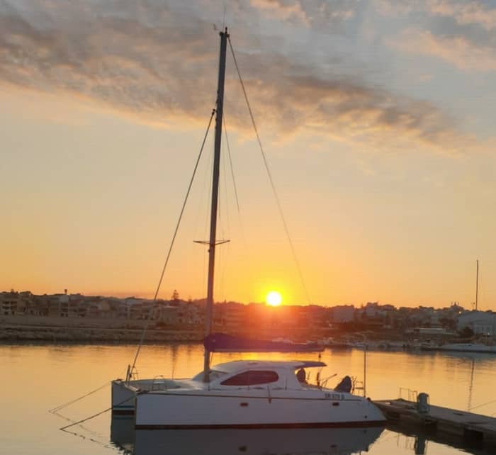 A day in Scoglitti on a sailing boat
