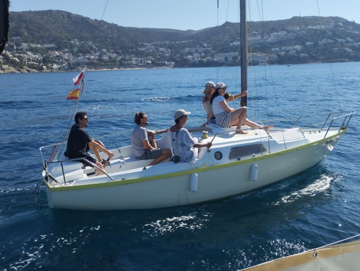 Explore Roses and enjoy a full day of sailing on a sailboat