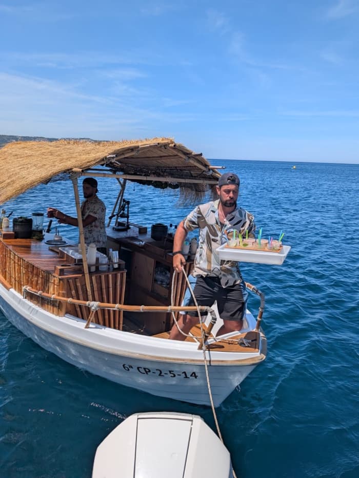 9-hour motor catamaran charter