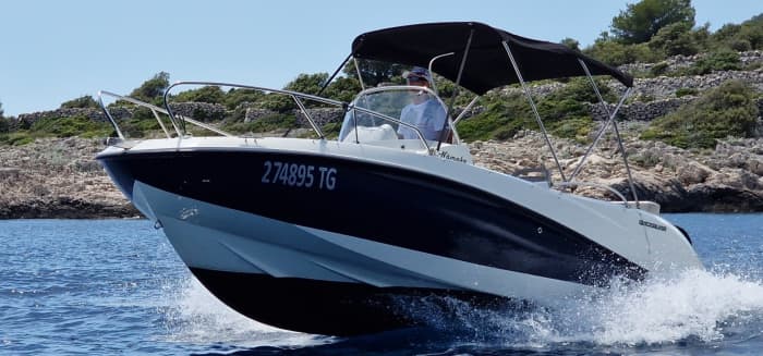 Explore Rogoznica by boat: A full day on the water aboard a motorboat