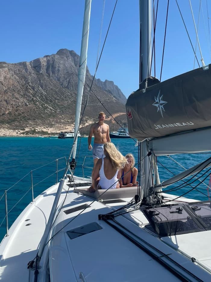 Croisière de luxe d'une journée en Crète : explorez Gramvousa et le lagon de Balos