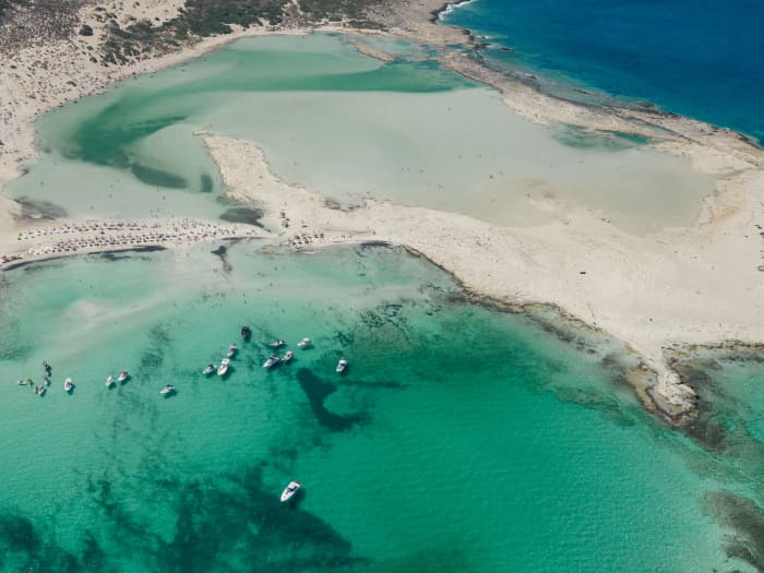 All Day Private Boat Trip to Balos Beach & Gramvousa Island from Chania