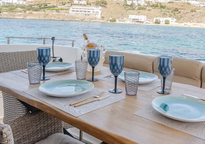 Rhenia, Delos & Mykonos Southern Coast | Private Full-Day Yacht Experience