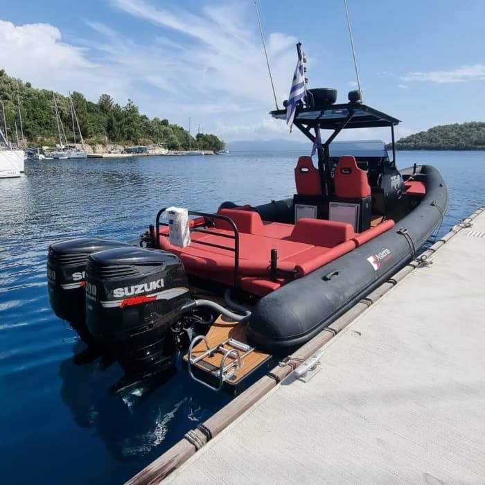 Your private motorboat for a day around Meganisi