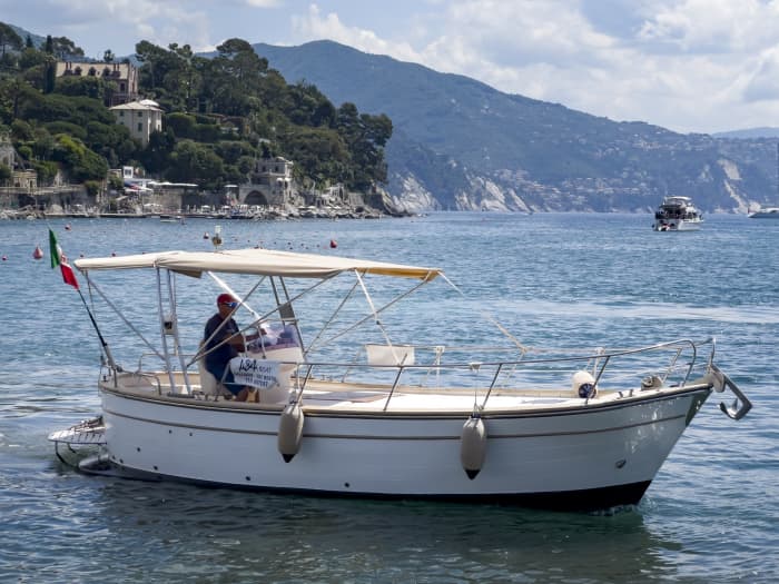 Halbtägige Bootstour in Portofino mit einem Motorboot