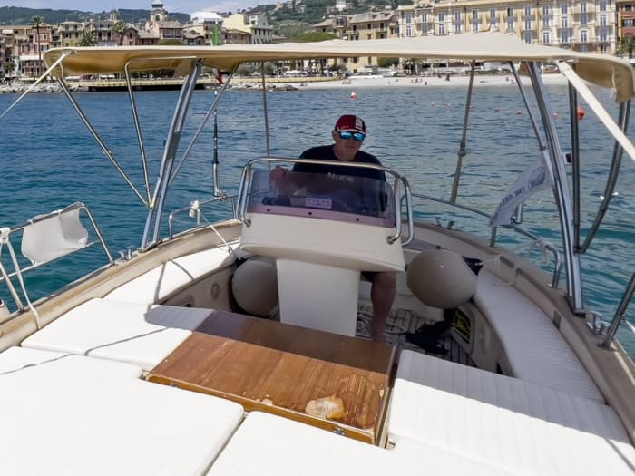 Halbtägige Bootstour in Portofino mit einem Motorboot