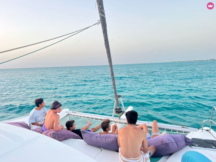 Aventura en catamarán: explorando Grace Bay, Iguana Island, Half Moon Bay y más