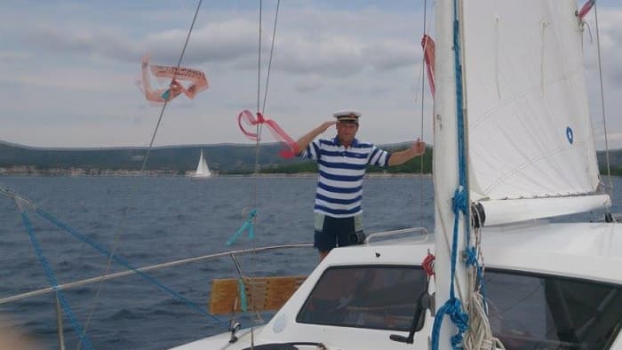 Full-day sailing experience on a catamaran in Rogoznica