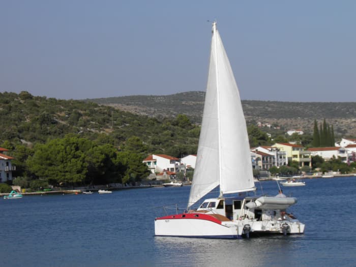 Full-day sailing experience on a catamaran in Rogoznica