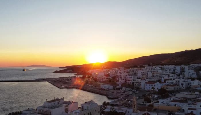 Coucher de soleil élégant : croisière côtière à travers les joyaux du sud de Mykonos