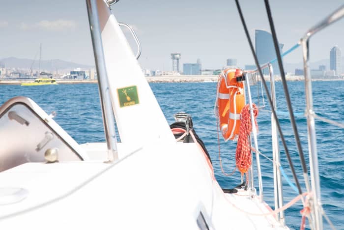 Experience Barcelona in a unique way on a private catamaran